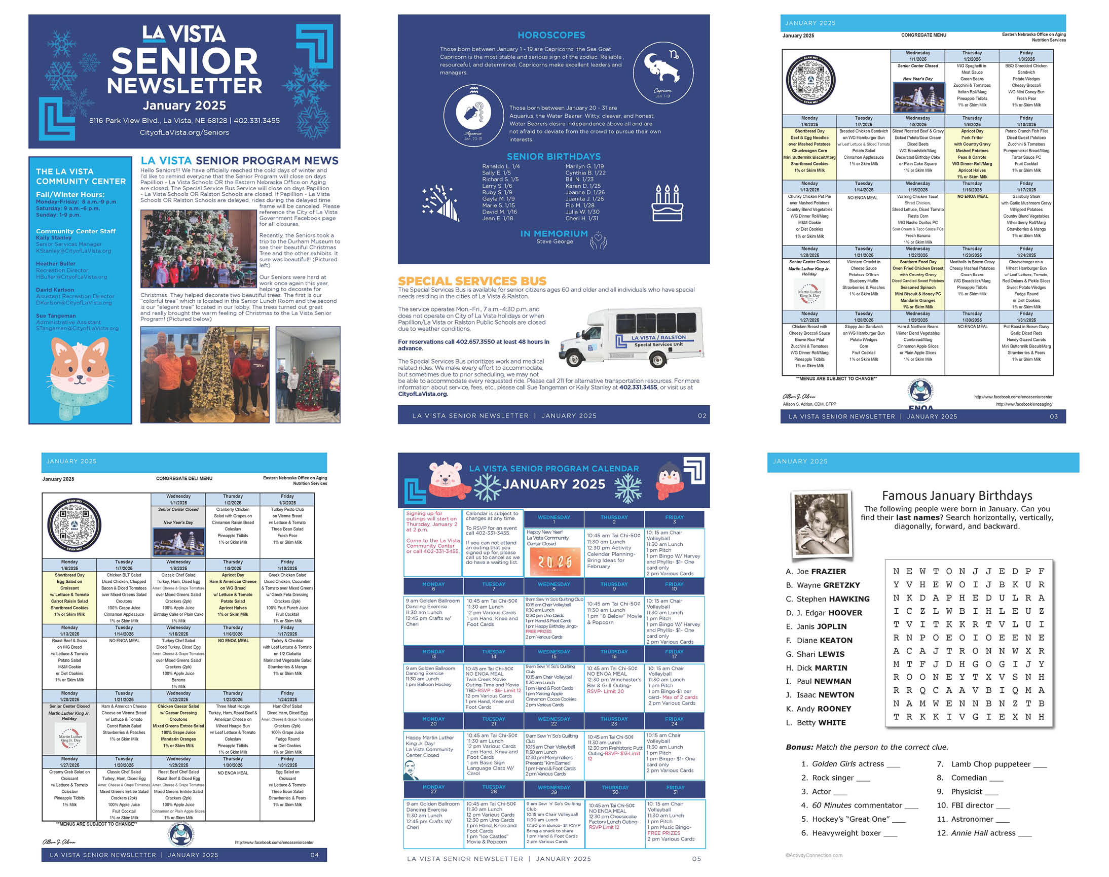 SENIORS Senior Newsletter